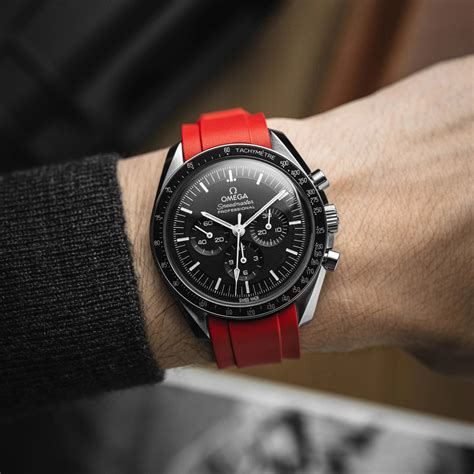 omega speedmaster bracelet caoutchouc|omega speedmaster stainless steel bracelet.